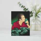 Ik hou van Money Briefkaart (Staand voorkant)