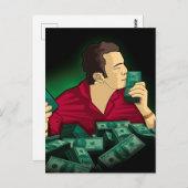 Ik hou van Money Briefkaart (Voorkant / Achterkant)