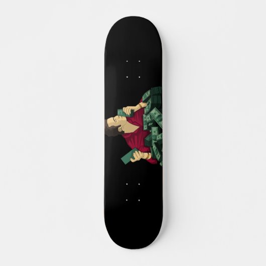 Ik hou van Money Skateboard (Voorkant)