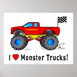 Ik hou van Monster Trucks! Poster