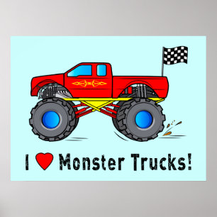 Ik hou van Monster Trucks! Poster
