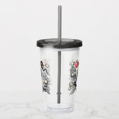 Ik hou van monsters omdat mensen klote zijn acryl drinkbeker (Rechts)