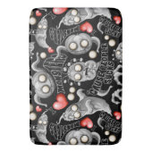 Ik hou van monsters omdat mensen klote zijn badmat (Voorkant Verticaal)