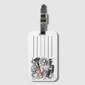 Ik hou van monsters omdat mensen klote zijn bagagelabel (Voorkant (verticaal))