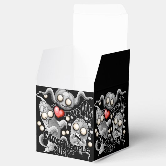 Ik hou van monsters omdat mensen klote zijn bedankdoosjes (Geopend)