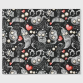 Ik hou van monsters omdat mensen klote zijn cadeaupapier (Vlak)