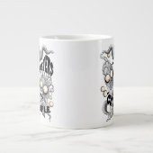 Ik hou van monsters omdat mensen klote zijn extra grote beker (Voorkant)