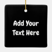 Ik hou van monsters omdat mensen klote zijn keramisch ornament (Achterkant)