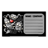 Ik hou van monsters omdat mensen klote zijn magnetisch visitekaartje (Voorkant)