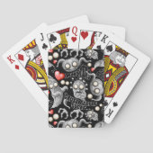 Ik hou van monsters omdat mensen klote zijn pokerkaarten (Achterkant)