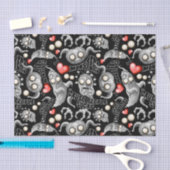 Ik hou van monsters omdat mensen klote zijn tissuepapier (Craft)