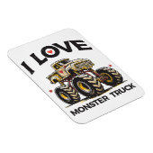 Ik hou van Monstertruck Magneet (Rechterzijde)