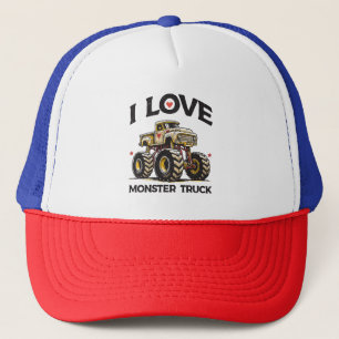 Ik hou van Monstertruck Trucker Pet