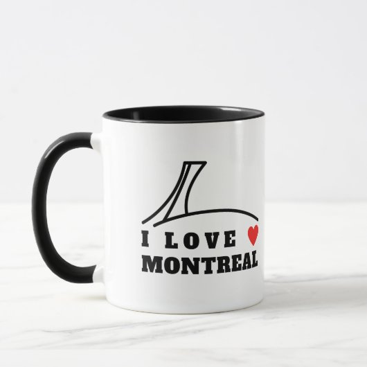 Ik hou van Montreal Mok (Links)