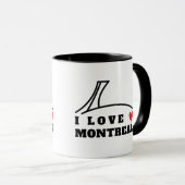 Ik hou van Montreal Mok (Voorkant rechts)