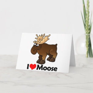 Ik hou van Moose Kaart