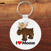 Ik hou van Moose Sleutelhanger (Voorkant)