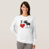 Ik hou van Moose T-shirt (Voorkant volledig)