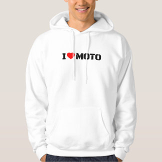 Ik hou van Moto Motorfiets Hoodie