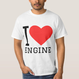 Ik hou van motor t-shirt