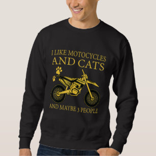 Ik hou van motorfietsen en katten, en misschien dr trui