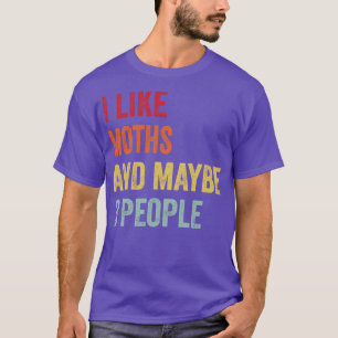 Ik hou van motten, misschien 3 mensen t-shirt