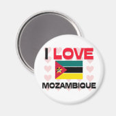 Ik hou van Mozambique Magneet (Voorkant / Achterkant)
