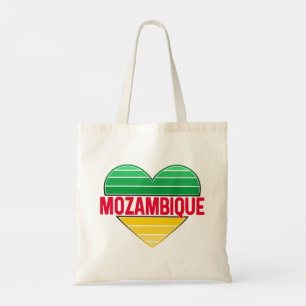 Ik hou van Mozambique, Mozambikaans hart Tote Bag