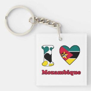 Ik hou van Mozambique Sleutelhanger