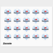 Ik hou van Mozzarella Ronde Sticker (Vel)