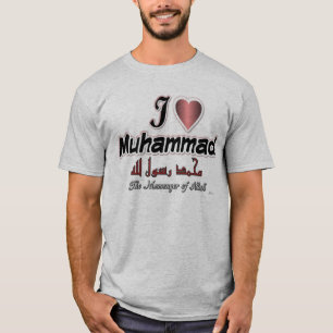 Ik hou van Muhammad, de boodschapper van Allah T-shirt