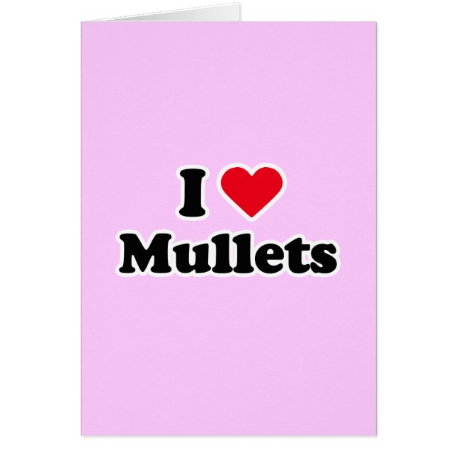 Ik hou van mullets (Voorkant)