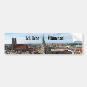"Ik hou van München!" Bumpersticker