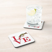 Ik hou van Muskie Bier Onderzetter (Rechterzijde)