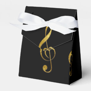Ik hou van muziek gunst box bedankdoosjes