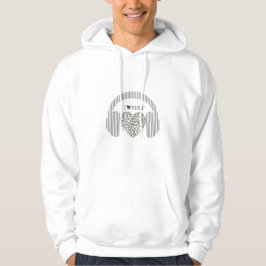 Ik hou van Muziek Hoodie