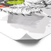 Ik hou van Muziek Lion Poster (Hoek)