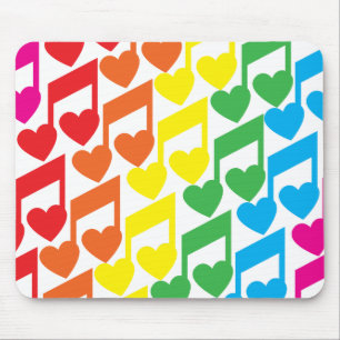 Ik hou van Muziek Mousepad Muismat