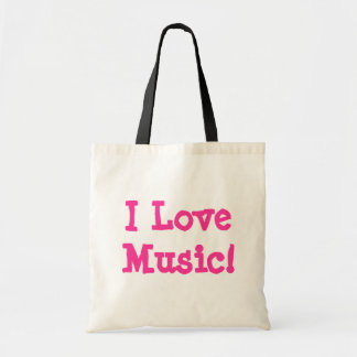 Ik hou van muziek! tote bag