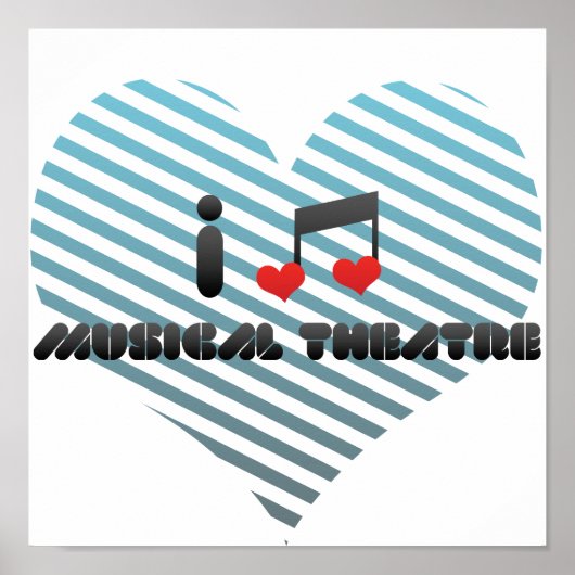 Ik hou van muziektheater poster (Voorkant)