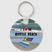 Ik hou van Myrtle Beach Sleutelhanger (Achterkant)