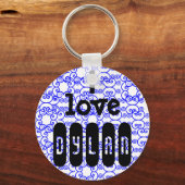 Ik hou van *name sleutelhanger (Voorkant)