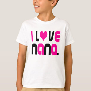 Ik hou van Nana Unisex Kinderen T-shirt