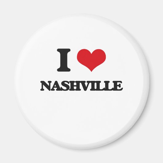 Ik hou van Nashville Magneet (Voorkant)