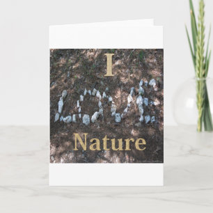 Ik hou van Nature Apparel en Cadeaus Kaart