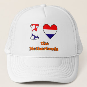 Ik hou van Nederland Trucker Pet