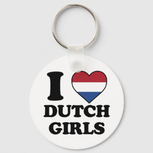 Ik hou van Nederlandse meisjes Sleutelhanger
