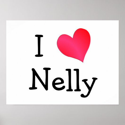 Ik hou van Nelly Poster (Voorkant)