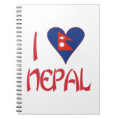 Ik hou van Nepal Notitieboek (Voorkant)