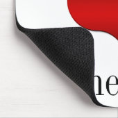 Ik hou van Nerds Mousepad Muismat (Hoek)